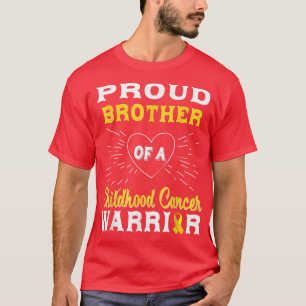 Camiseta Orgulloso Hermano De Un Guerrero Del Cáncer Infant