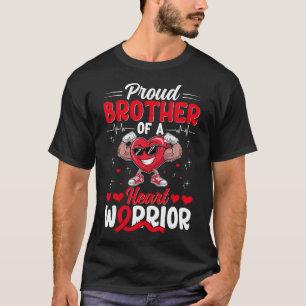 Camiseta Orgulloso Hermano De Un Guerrero Del Corazón Conci