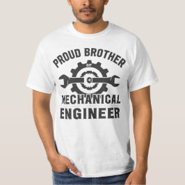 Camiseta Orgulloso hermano de un ingeniero mecánico