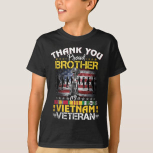 Camiseta Orgulloso Hermano De Un Veterano Vietnamita - Grac