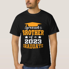 Camiseta Orgulloso HERMANO de una clase de 2023 Graduado Mo
