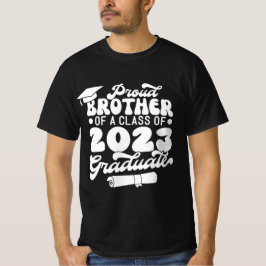 Camiseta Orgulloso HERMANO de una clase de 2023 Graduado Re