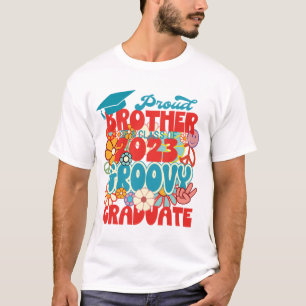Camiseta Orgulloso HERMANO de una clase de 2023 Graduado Re