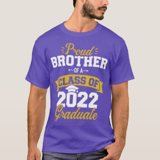 Camiseta Orgulloso hermano de una clase de egresado g 2022