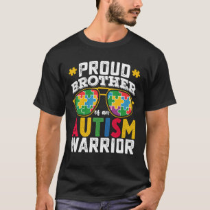 Camiseta Orgulloso Hermano De Una Familia Guerrera Del Auti