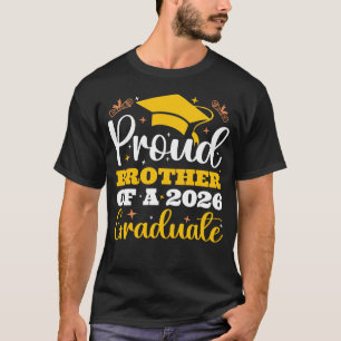 Camiseta Orgulloso Hermano De Una Graduación Personalizada