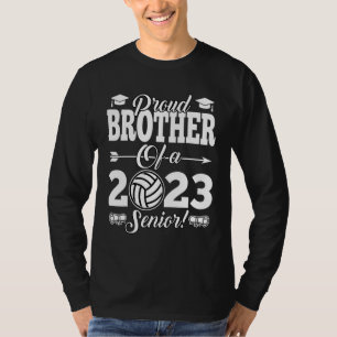 Camiseta Orgulloso Hermano de una Senior de Voleibol 2023 V