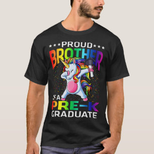 Camiseta Orgulloso Hermano De Unicornio, Un Graduado Preuni