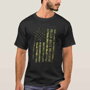 Camiseta Orgulloso Hermano del Ejército Campaña de Bandera 