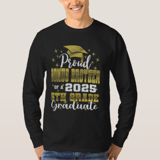 Camiseta Orgulloso Hermano del Graduado de 5º Grado 2025 Fa