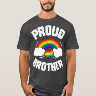 Camiseta Orgulloso hermano LGBT Orgullo gay para hombres