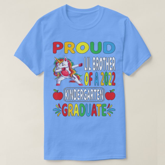 Camiseta Orgulloso Hermano Lil 2022 Graduado de guardería D (Diseño del anverso)