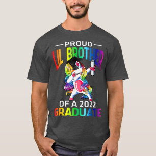 Camiseta Orgulloso Hermano Lil De Unicorn Dabbi, Graduado E