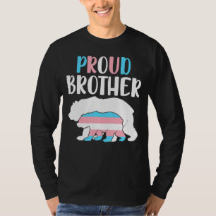 Camiseta Orgulloso Hermano Lleva El Día De Visibilidad Tran