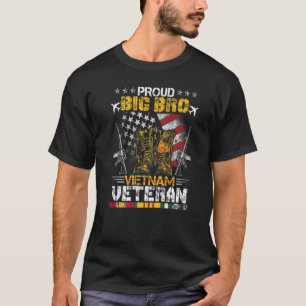 Camiseta Orgulloso Hermano Mayor De Veterano De Vietnam Ban
