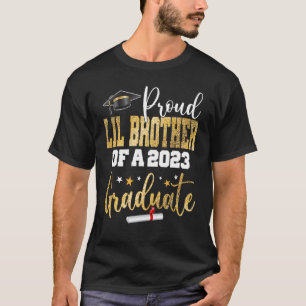 Camiseta Orgulloso hermano menor de un graduado superior de