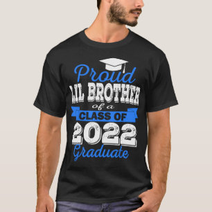 Camiseta Orgulloso Hermano Pequeño de 2022 Graduado Clase 2