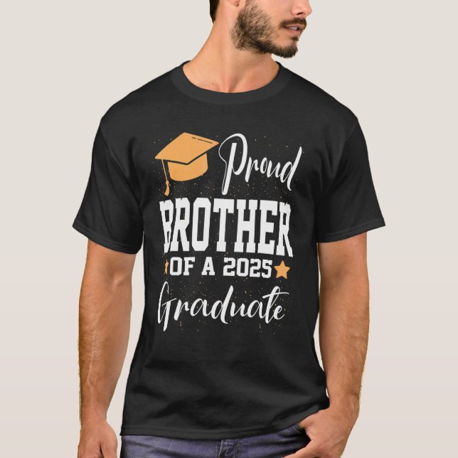 Camiseta Orgulloso Hermano Una Clase De Dinosaur Gr Graduad (Anverso)