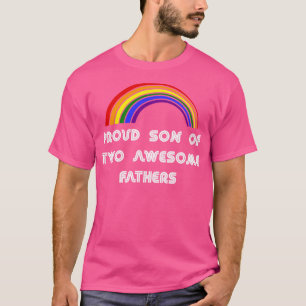 Camiseta Orgulloso hijo de dos increíbles padres Orgullo LG