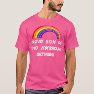 Camiseta Orgulloso hijo de dos increíbles padres Orgullo LG