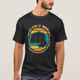 Camiseta Orgulloso Hijo de Inmigrantes Diversidad Patrimoni
