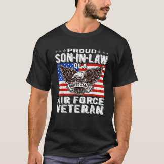 Camiseta Orgulloso Hijo De Ley De Un Veterano Militar De La