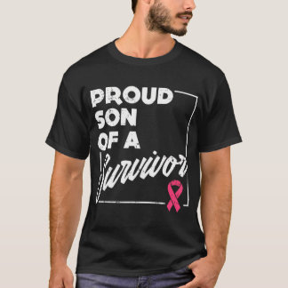 Camiseta Orgulloso Hijo De Sobreviviente Apoyo Al Cáncer De
