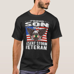Camiseta Orgulloso Hijo De Tormenta Del Desierto Veterana G