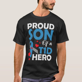 Camiseta Orgulloso Hijo De Un Guerrero De La Diabetes De Ti
