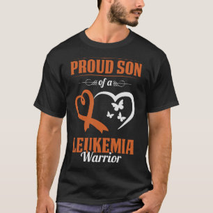 Camiseta Orgulloso Hijo De Un Guerrero De La Leucemia Con C