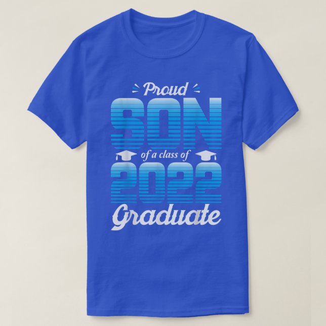 Camiseta Orgulloso Hijo De Una Clase De La Escuela De Posgr (Diseño del anverso)