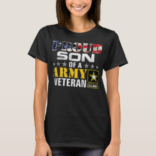 Camiseta Orgulloso Hijo De Una Veterana Del Ejército