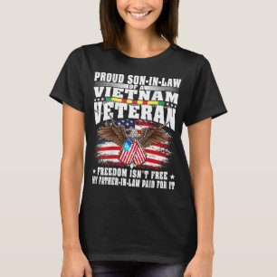 Camiseta Orgulloso Hijo De Una Veterana Militar Vietnamita
