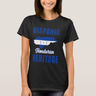 Camiseta Orgulloso Honduras Hispano Mes de Herencia Hondure