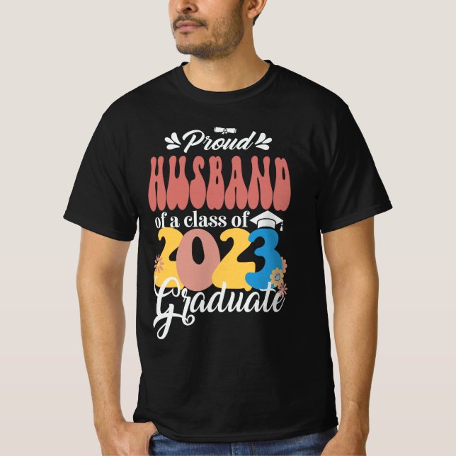 Camiseta Orgulloso HSUBAND de una clase de graduado Groovy  (Anverso)