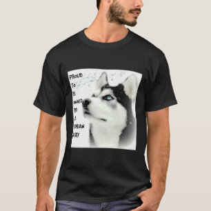 Camiseta Orgulloso Husky Siberian