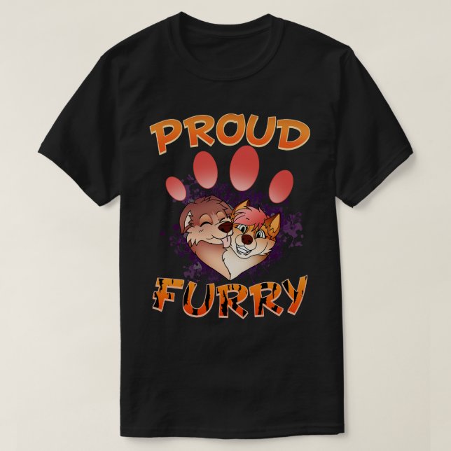 Camiseta Orgulloso I Furries Cosplay Fandom 10 (Diseño del anverso)