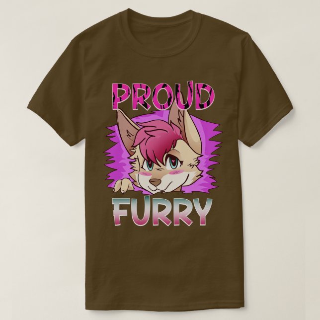 Camiseta Orgulloso I Furries Cosplay Fandom 15 (Diseño del anverso)