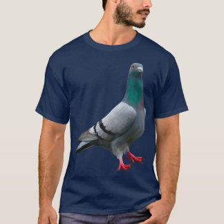 Camiseta Orgulloso ilustracion de pichón Elegante arte de p