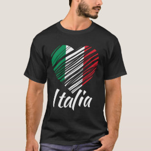 Camiseta Orgulloso italiano italiano italiano ama a Italia