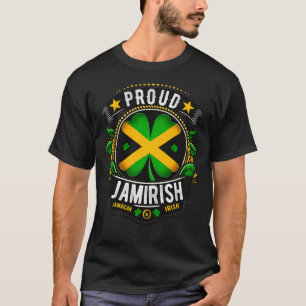Camiseta Orgulloso Jamirish Saint Patricks Día Jamaiquino I