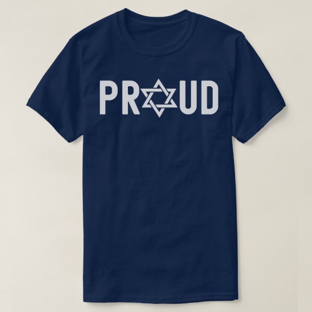 Camiseta Orgulloso judío 1 (Diseño del anverso)
