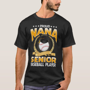 Camiseta Orgulloso Jugador De Béisbol De Clase Superior De 