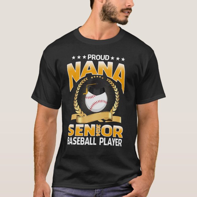 Camiseta Orgulloso Jugador De Béisbol De Clase Superior De  (Anverso)