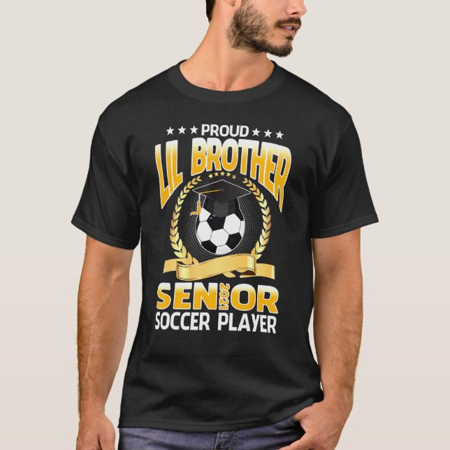 Camiseta Orgulloso jugador de fútbol principal de Hermano L (Anverso)