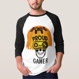 CAMISETA ORGULLOSO JUGADOR - FRIKI DE JUEGOS DE HALLOWEEN