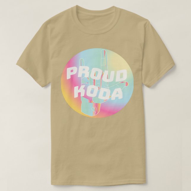 Camiseta Orgulloso KODA (Diseño del anverso)