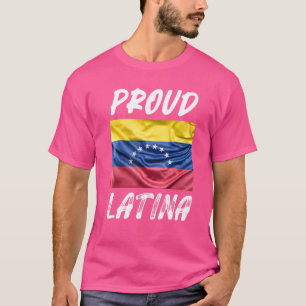 Camiseta Orgulloso Latina Hispanic Heritage Mono Venezuela 
