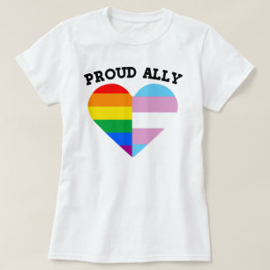 Camiseta Orgulloso LGBTQ Ally