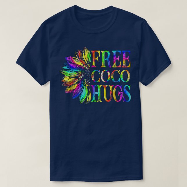 Camiseta Orgulloso LGBTQ Coco Abrazos LGBT Mes de Orgullo G (Diseño del anverso)